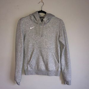 Gray Nike hoodie
